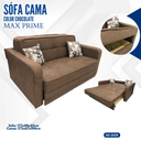 SOFA CAMA MAX PRIME CHOCOLATE