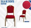 SILLA DE EVENTO ROJA