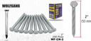CLAVO PARA CONCRETO 2" CAJA 1KG