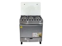 ESTUFA A GAS 30" 6 PUESTOS C/HORNO ACERO INOX