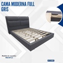 CAMA MODERNA FULL GRIS