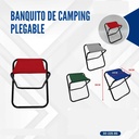 BANQUITO DE CAMPING PLEGABLE