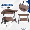 SILLA MECEDORA CREMA