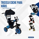 TRICICLO DEFECTUOSO COCHE PARA NIÑOS 3 COLORES