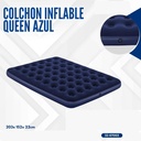 COLCHON INFLABLE QUEEN AZUL 203*152*22CM