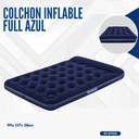 COLCHON INFLABLE FULL AZUL 191*137*28CM