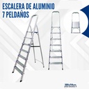 ESCALERA DE ALUMINIO 7 PELDAÑOS