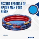 PISCINA REDONDA DE SPIDER MAN PARA NIÑOS 122*30CM