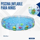 PISCINA INFLABLE PARA NIÑOS 183*33CM