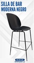 SILLA DE BAR MODERNA NEGRO