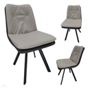 SILLA MODERNA DE TELA GRIS