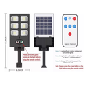 LAMPARA SOLAR W789B-3 252 LED